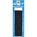 East Coast Dyes Wax Lacrosse Mesh 15mm Semi-Soft Wax Field Mesh Solid Color Black 15m-Blk-1P