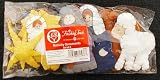 Set of 6 Felt Nativity Ornaments