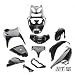 Produkt-Bild: Verkleidungsset 11 tlg MXT Aprilia SR50 - 125, schwarz , Verkleidung