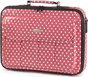 Oliepops Hot Pink & White Polka Dot Laptop Case fits 15 - 17 inch