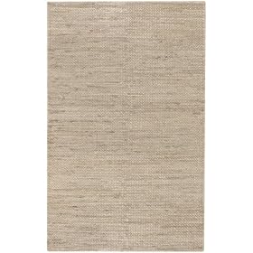 Surya Cabana Joe Tropics 2-Feet by 3-Feet Hand Woven Rug, cream texture