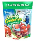 Disney Apples & Cranberries Real Dried Fruit, Nemo, 5-Ounce Zip Bags (Pack of 12)