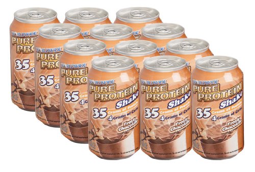 Worldwide Sport - Pure Protein Shake Frost Choco, 12 drinks