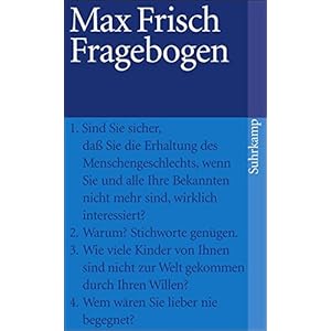 Fragebogen (suhrkamp taschenbuch)