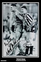 Vinnie Jones and Gazza signed  autograph print - HALF PRICE