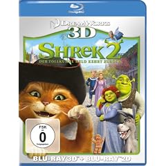 Shrek 2 - Der tollk�hne Held kehrt zur�ck (3D + 2D Version) [Blu-ray]