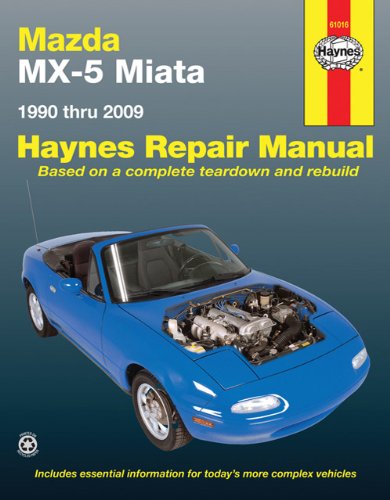 Mazda MX5  Miata, 1990 - 2009 (Haynes Repair Manual)