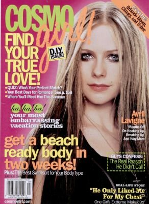 Cosmo Girl Magazine, June/July 2004, Avril Lavigne Cover