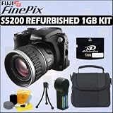 Fujifilm Fuji Finepix S5200 (REFURBISHED) 5.1MP Digital Camera + 1GB Accessory Kit
