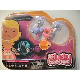 Lucky Bee Bee Collection 1 - Charming Bracelet & Charms - Elephant & Doughnut
