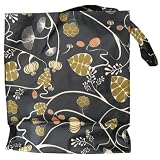 Vinyl Tote - Gingko Black