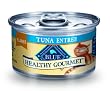 Blue Buffalo Healthy Gourmet Canned Cat Food, Flaked Tuna Entr�e, (Pack of 24 3-Ounce Cans)