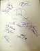 1985-86 Chicago Bulls Autographed Multi Signed Team Sheet with Michael Jordan & 11 Ot...