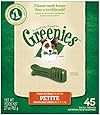GREENIES Dental Chews Petite Treats for Dogs - Treat TUB-PAK Package 27 oz. 45 Count