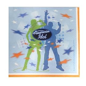 American Idol Lunch Napkins by Rubies