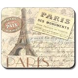 Decorative Mouse Pad Paris Travel Themed
