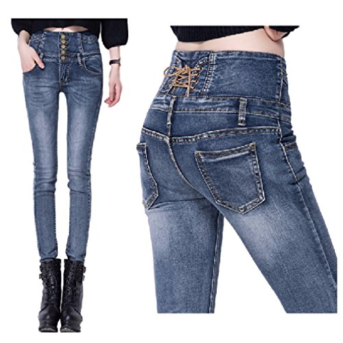 ナナコレクション Nana_Collection 秋 春 大人かっこいい 美脚 スキニー ジーパン 腰高 編み上げ ROCK系 セクシーヒップ 女性 デニム