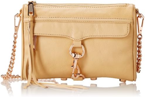 Rebecca Minkoff Mini Mac Convertible Handbag With Rose Gold Hardware Cross-Body Handbag
