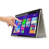 Toshiba Fusion 15 L55W 15.6" 2 in 1 Convertible Touchscreen Laptop:Core i5-5200u processor,8GB Ram, 1TB HDD, Backlit Keyboard, WiFi, BlueTooth, HDMI with 4K Ultra HD output capability,Win 8.1