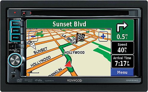 Kenwood DNX5140 6.1-Inch Wide Double-DIN In-Dash Nagivation with USB/iPod Direct Control/DVD Receiver