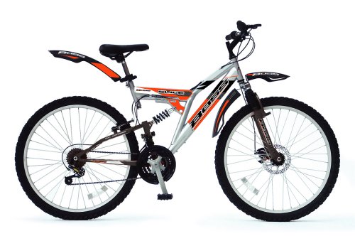 Boss Slice 26 Dual Suspension 18 Speed Bike with Front Disc Brake