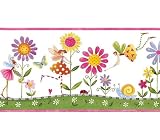 Flower Fairies Wall Border - Pink (5 yards)