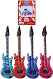 from Henbrandt 4 INFLATABLE GUITARS 106cm - ASSORTED COLOURS Model X99113