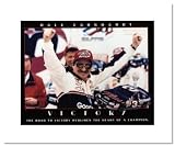 Dale Earnhardt Sr NASCAR Auto Racing Double Matted 8x10 Photograph Victory