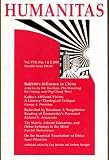 Humanitas, 2004 Double Issue (Vol. XVII, Nos. 1 & 2)