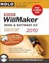 Quicken Willmaker 2010 Edition: Book & Software Kit