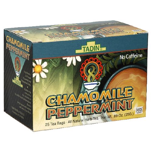 Tadin Tea, Chamomile and Peppermint Tea, 25-Bag, 6-Count Boxes (Pack of 2) by Tadin Herb and Tea