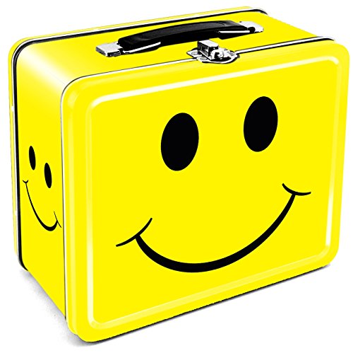 Aquarius Happy Face Tin Lunch Box