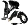 ChargerCity Garmin Nuvi 2xx GPS Car Mounting Kit w/ Vehicle power cable car charger cord