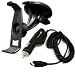 ChargerCity Garmin Nuvi 2xx GPS Car Mounting Kit w/ Vehicle power cable car charger cord