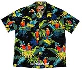 Top Quality Island Parrots Hawaiian Aloha Shirt