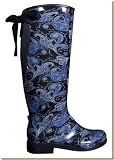 dav Women's Victoria Paisley Rain Boot