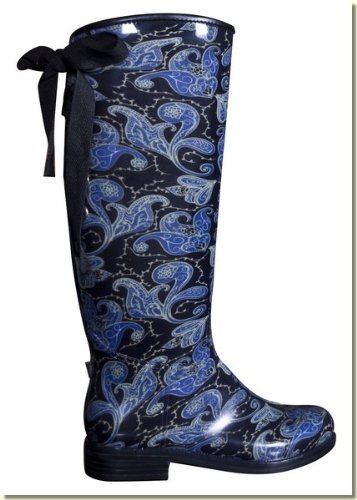dav Women's Victoria Paisley Rain Boot