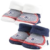 New England Patriots Infant 2-Pack Sport Bootie Socks