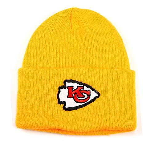 Kansas City Chiefs Classic Cuffed Knit Hat (Yellow)