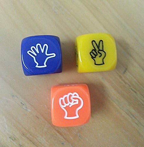 3 X Rock Paper Scissors Dice Game Hen Party Novelty Gift by EOOB