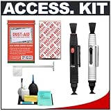 Dust-Aid Digital SLR Sensor Cleaner Accessory Kit for Nikon Canon Sony Pentax Olympus and Fuji Digital SLR Cameras with 6 piece cleaning kit