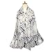 GERINLY Fashion Lightweight Scarves: Women's Bicycle Print Shawl Scarf