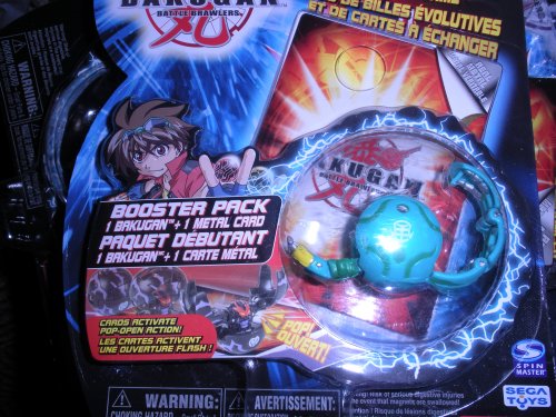Childrens Toyshop  Toys : Bakugan Battle Brawlers Ventus Green CENTIPOID Booster Pack