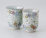 らんまん湯呑（大・小セット）　　【千茶有田焼】