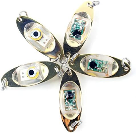 Refresh Your Life 1Pcs 6 cm/2.4" LED Deep Drop Underwater Fishing Squid Fish Lure Light Flash Lamp