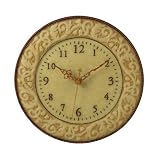 Grasslands Road Angel's Court Classic Wall Clock, Large Numbers.