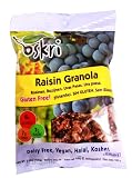Oskri Raisin Granola, 3.53-Ounce Bags (Pack of 12)