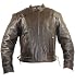 Xelement Men's Retro Brown Premium Speedster Motorcycle Jackets with Zip Out Lining
