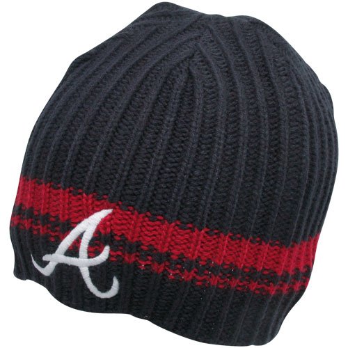 MLB Men's Atlanta Braves Officer Clean Up (Navy, One Size)