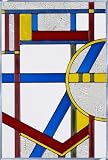 Red Blue ART DECO ARCHITECTURAL 20